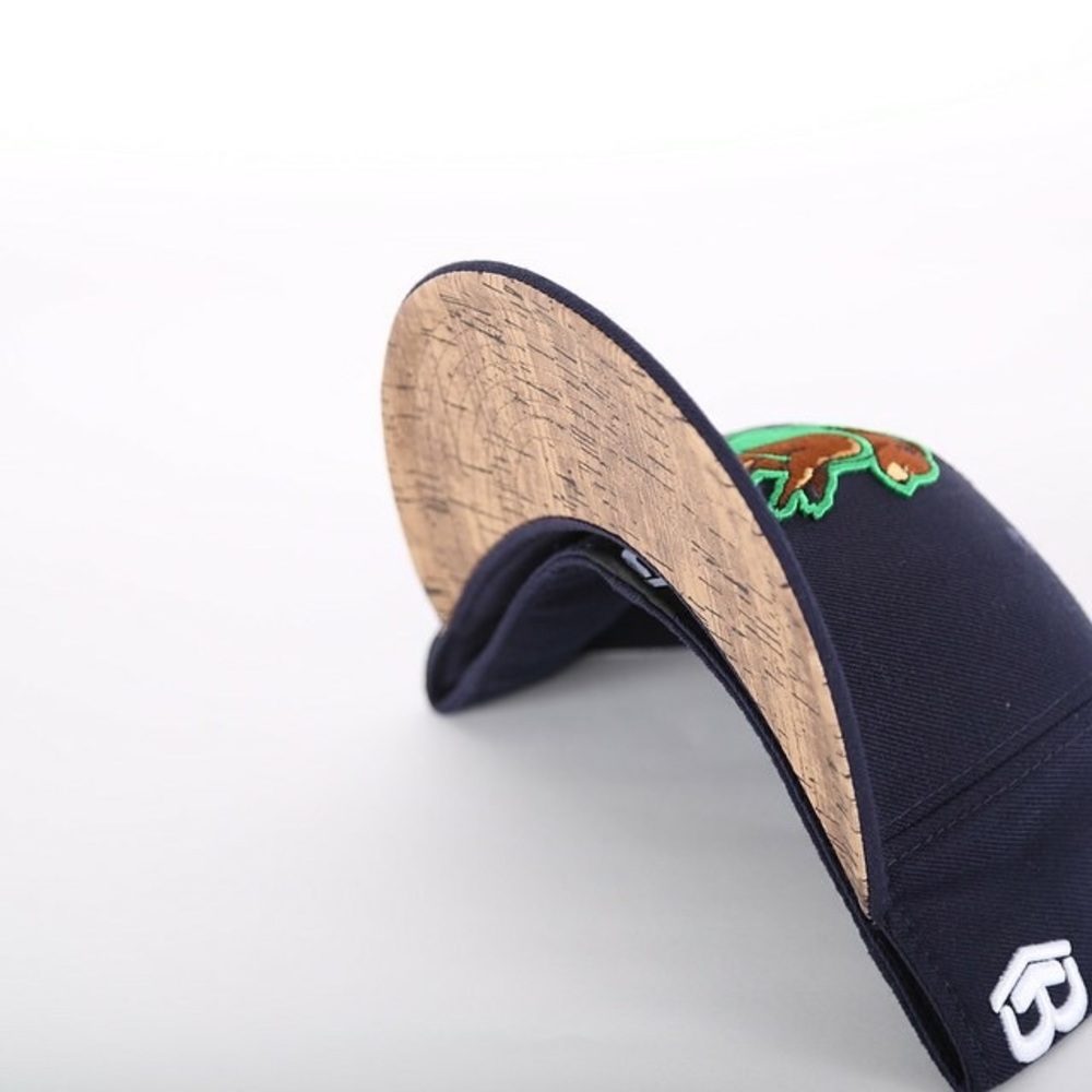 Fitted cork grizzly brim of the world headwear